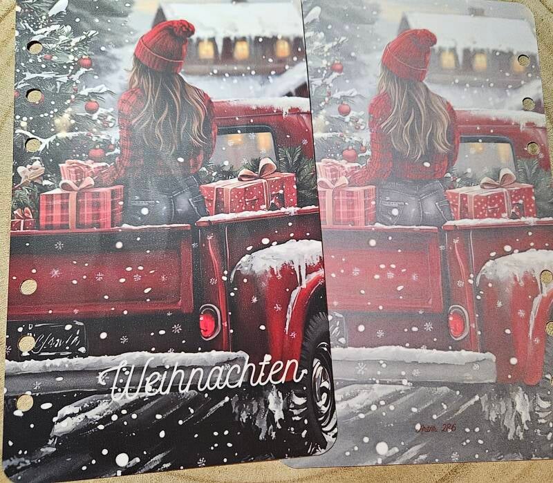 Weihnachts  - Deckblatt A6 matt foliert B-WARE