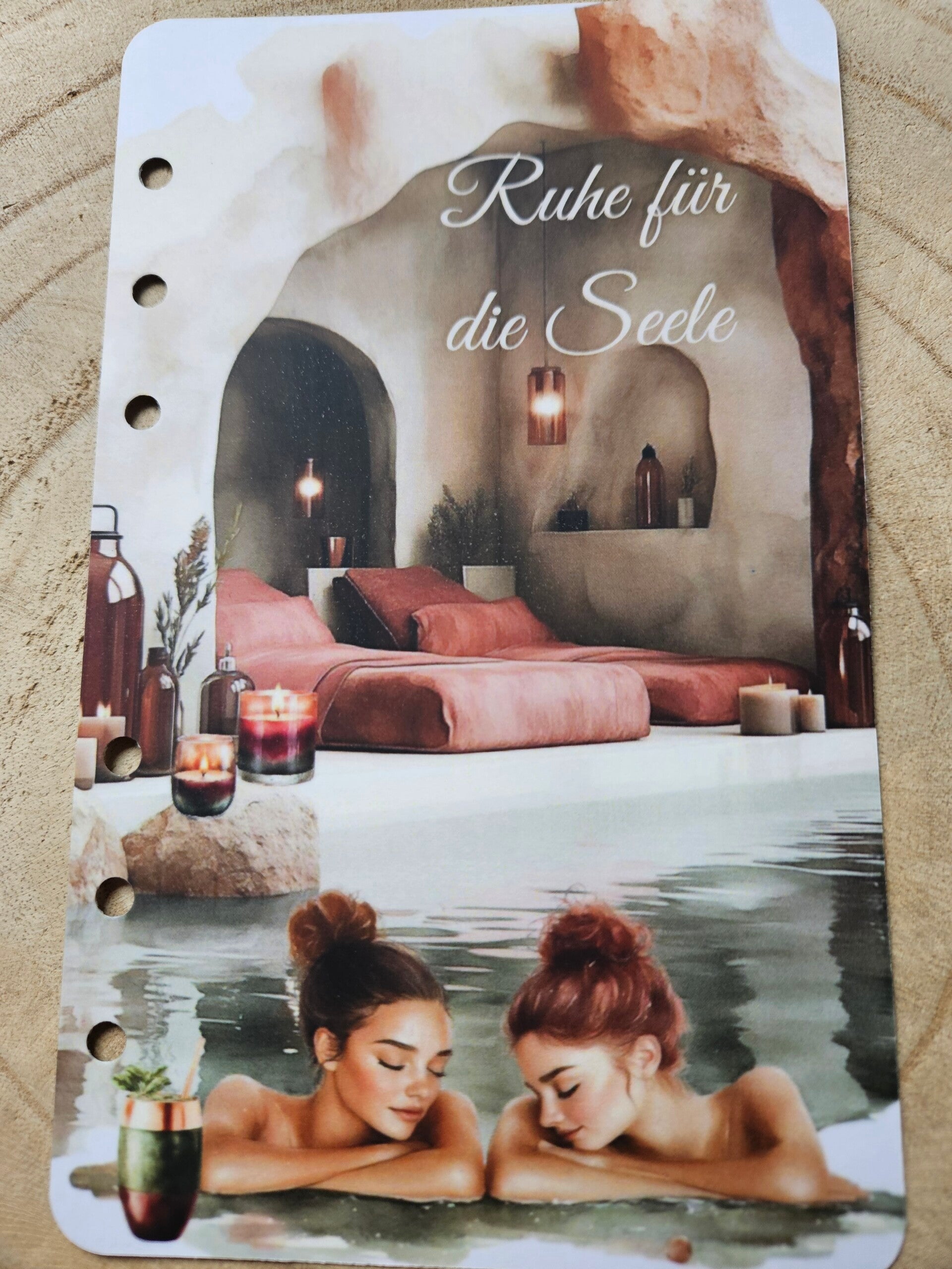 Deckblatt A6  Ruhe für die Seele  matt foliert