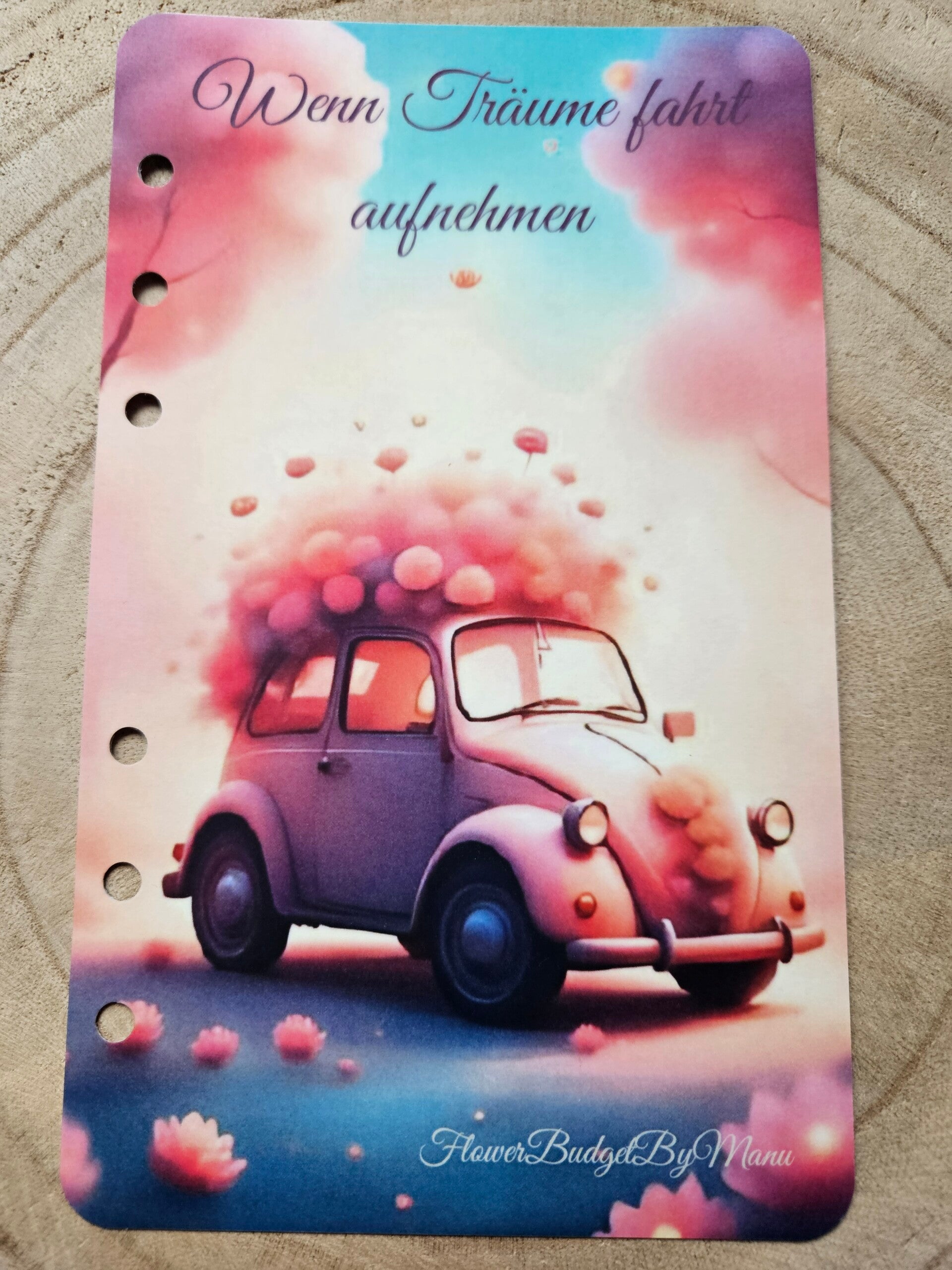 Deckblatt A6  Wenn Träume Fahrt aufnehmen  matt foliert