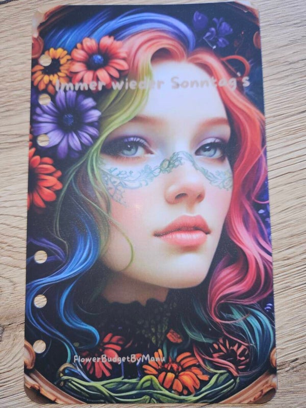 Deckblatt A6  "Immer wieder Sonntag`s " matt foliert