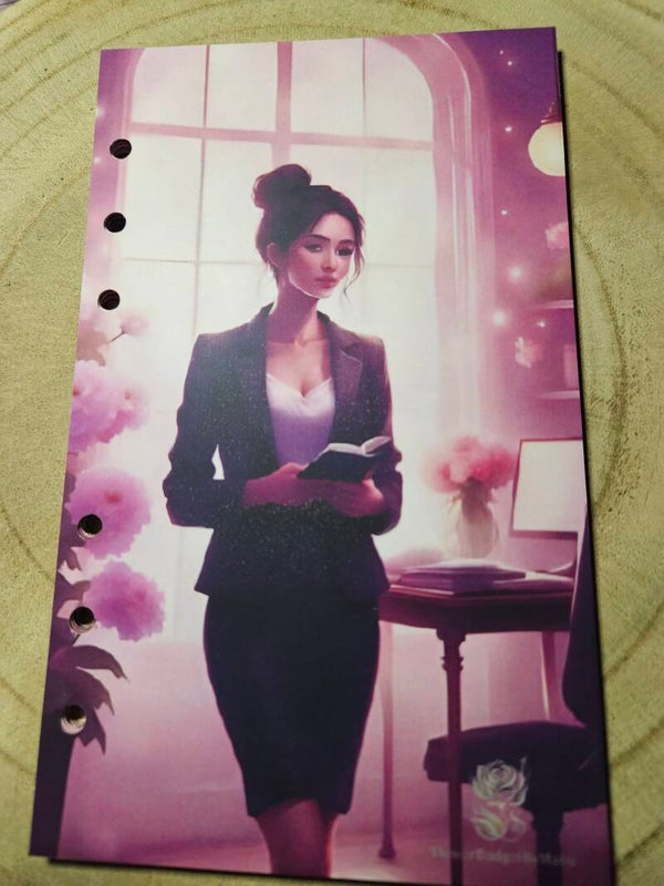 A6 Kalender-  Register matt foliert