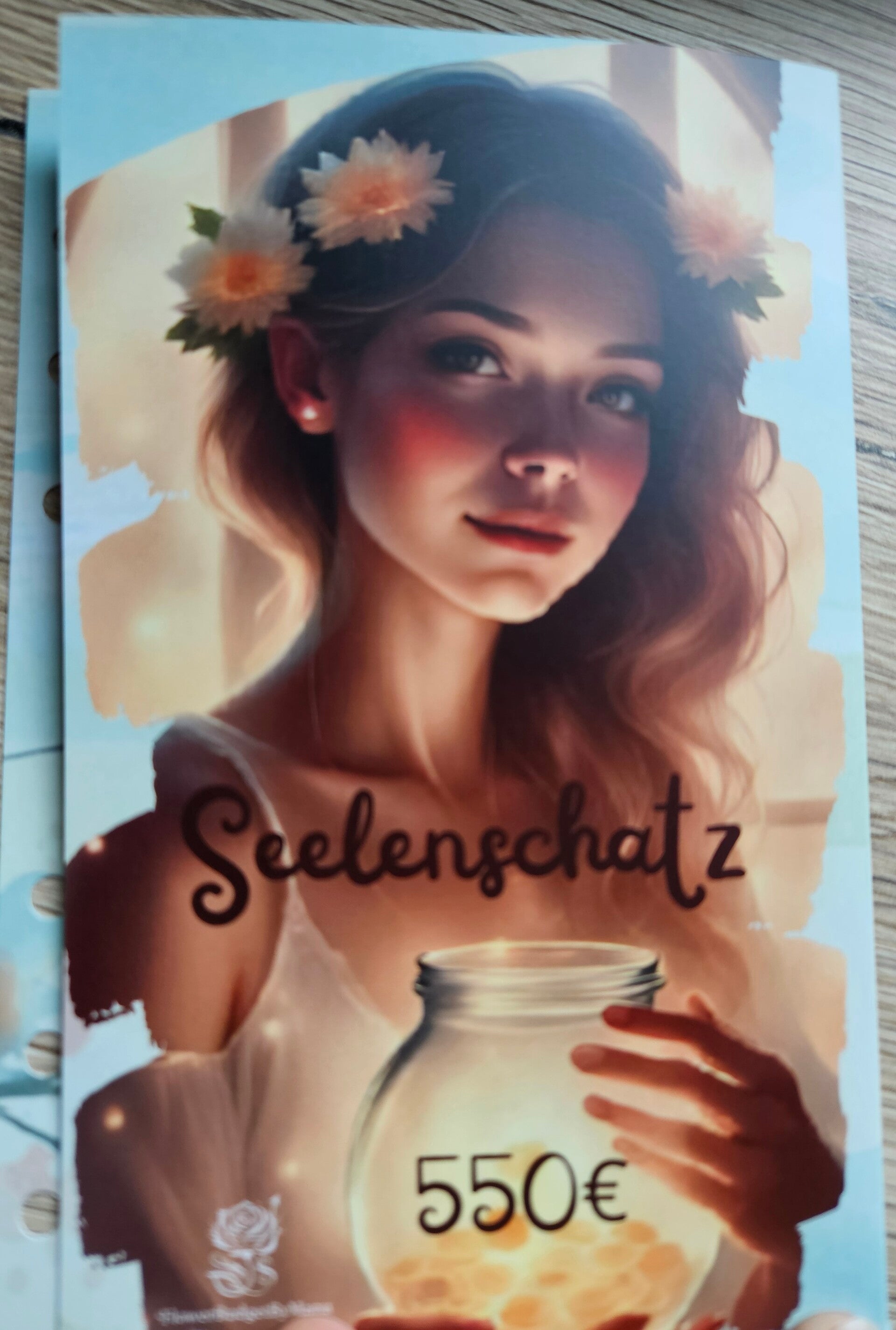 Seelenschatz  A6 Sparplan matt foliert, Bestandteil des Bundels Ein Funken Sicherheit