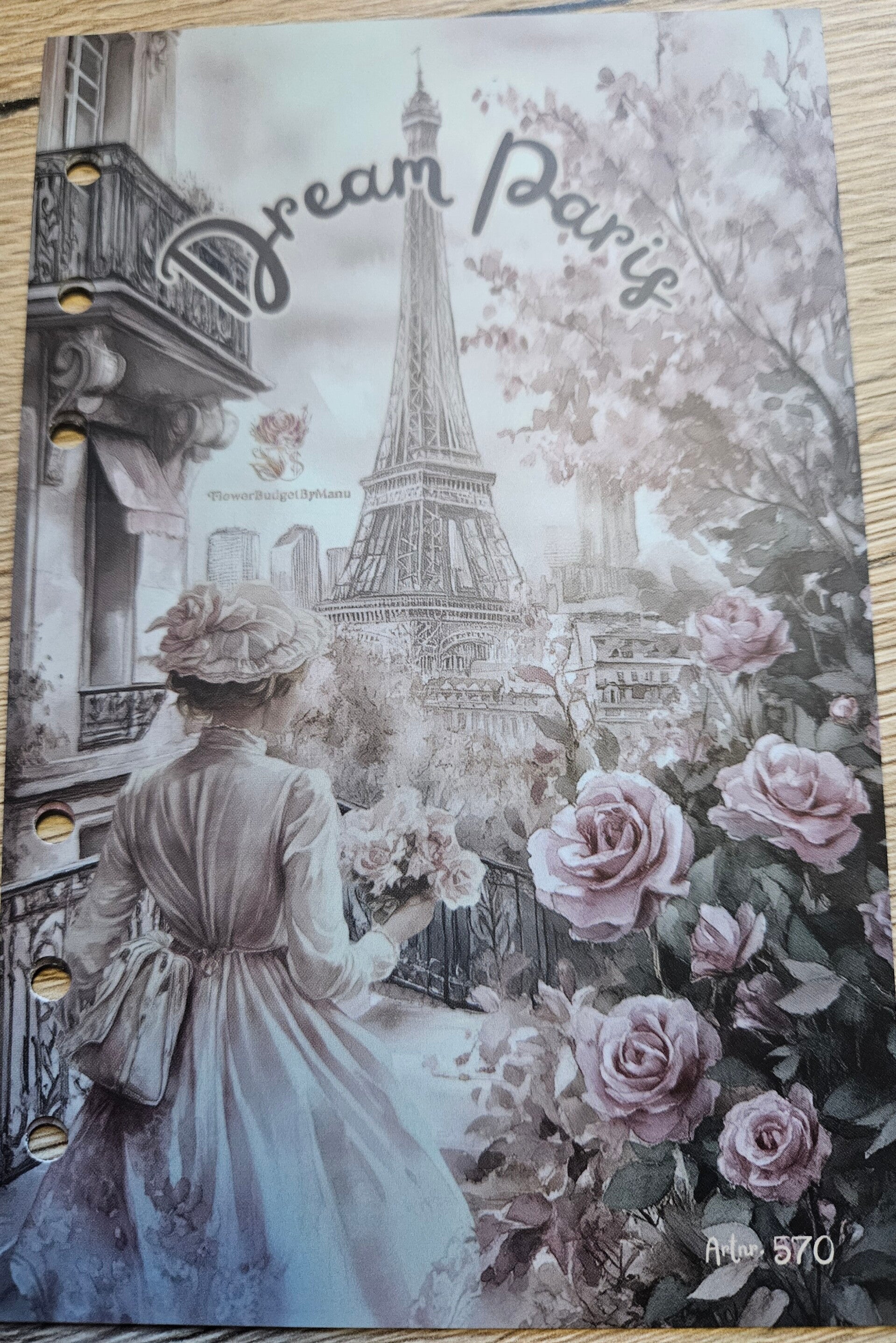 Dream Paris matt foliert A6 zum einheften