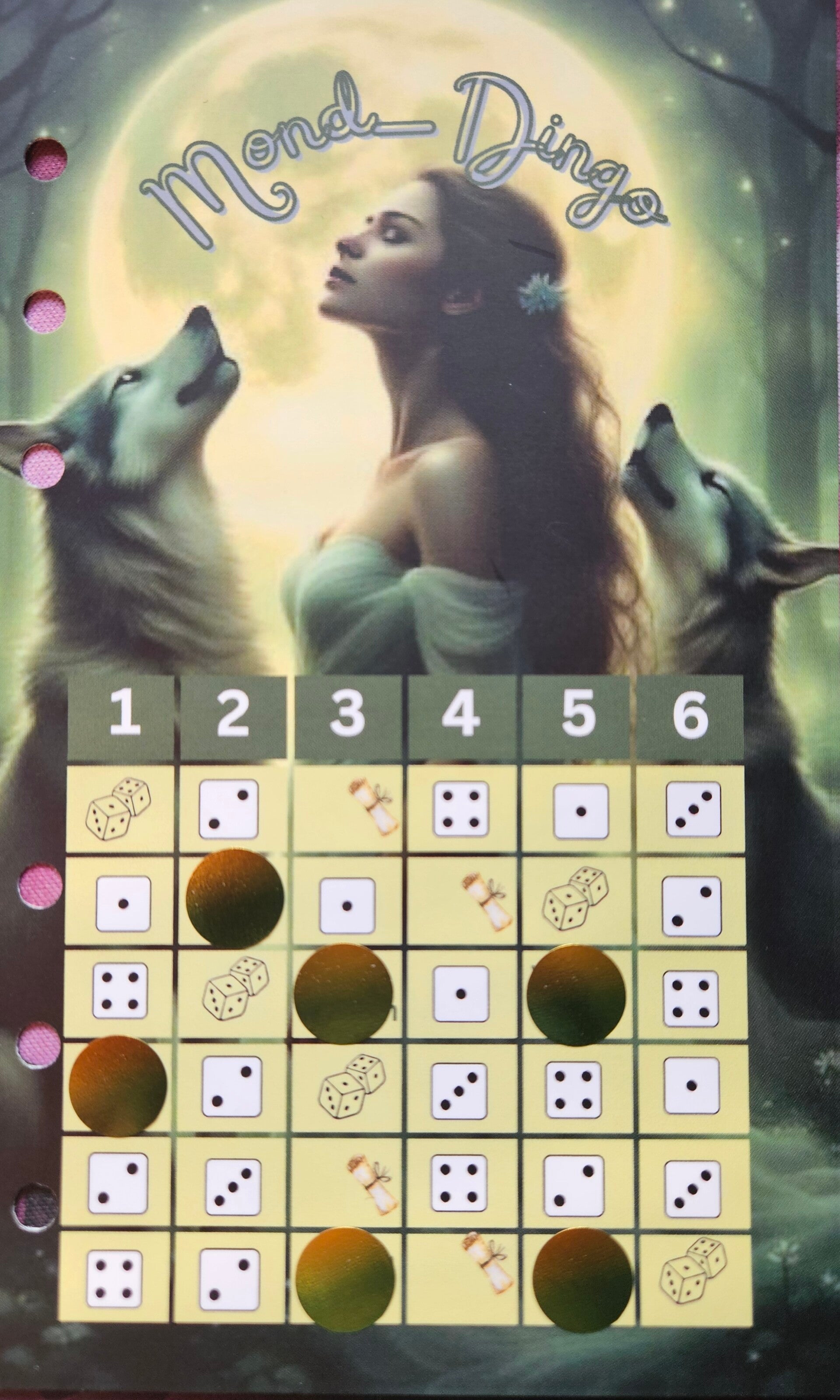 "Mond-Dingo" Einheft-Challenge matt foliert A6