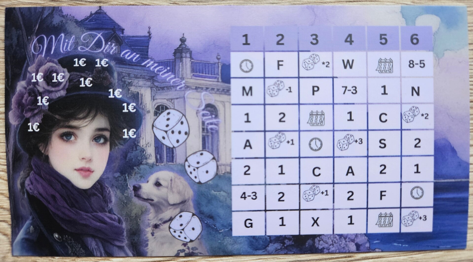 Mit Dir an meiner Seite  Einzel Challenge A6 matt foliert
