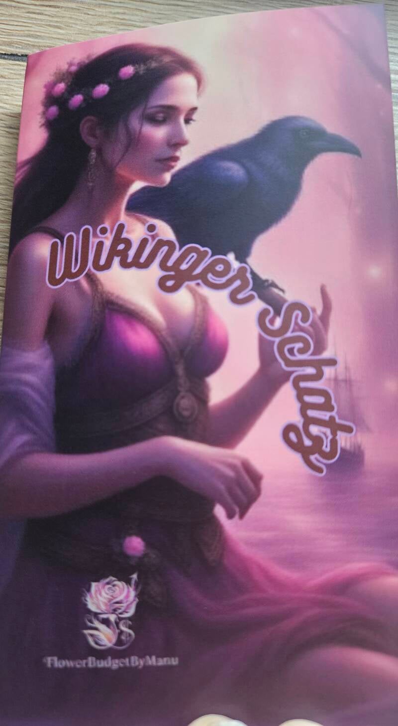 Wikinger-Schatz 3er Klappkarte matt foliert +2er Klappkarte und Tracker B-WARE