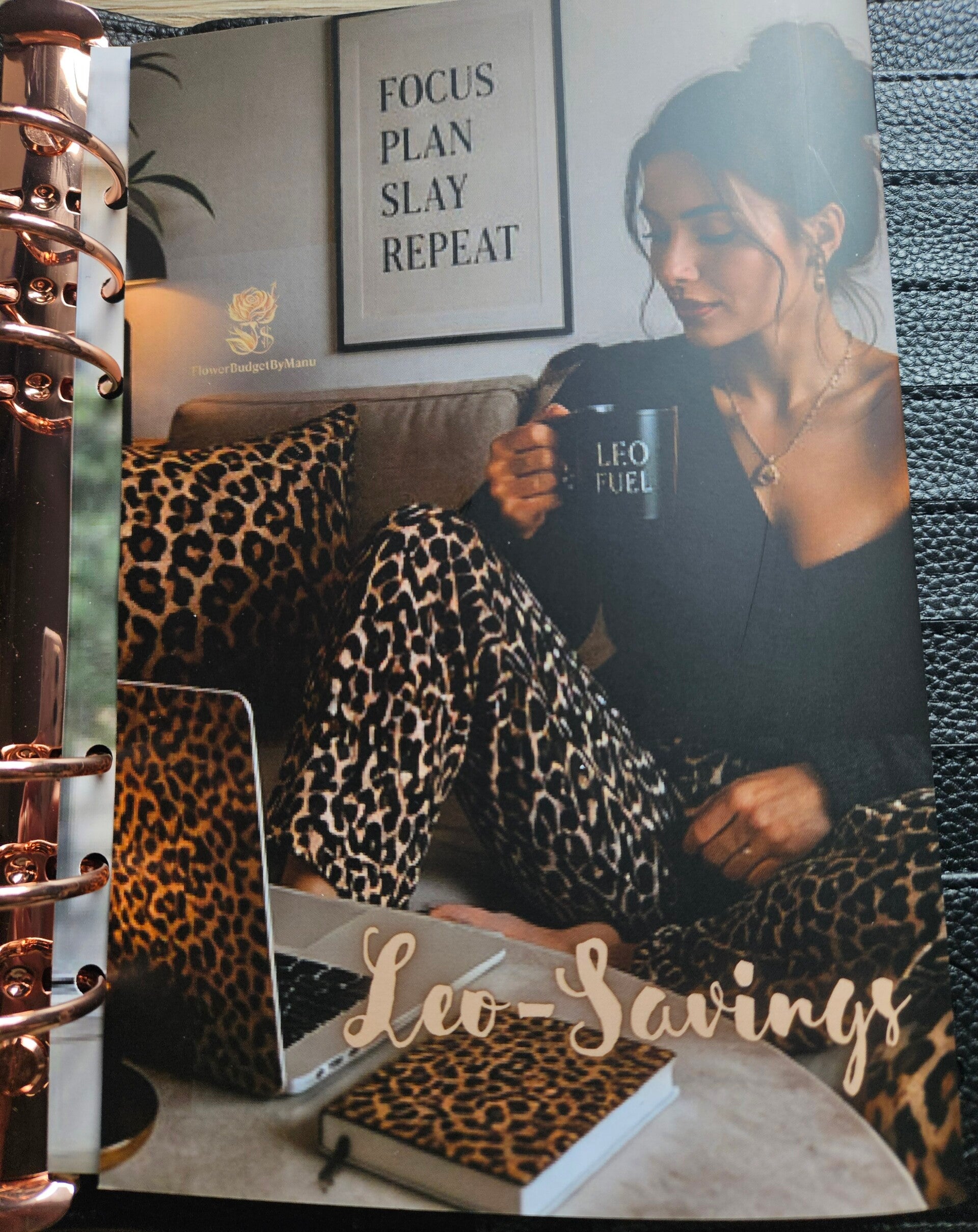 Leo-Savings  A5 Challenge Klappkarte zum einheften matt foliert