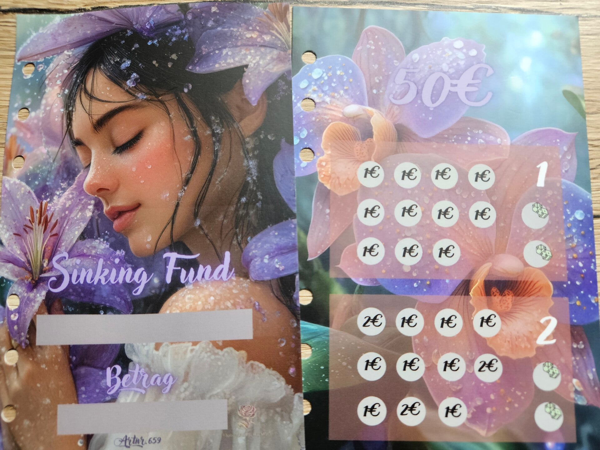 Sinking Funds  50€/100€/200€ matt foliert