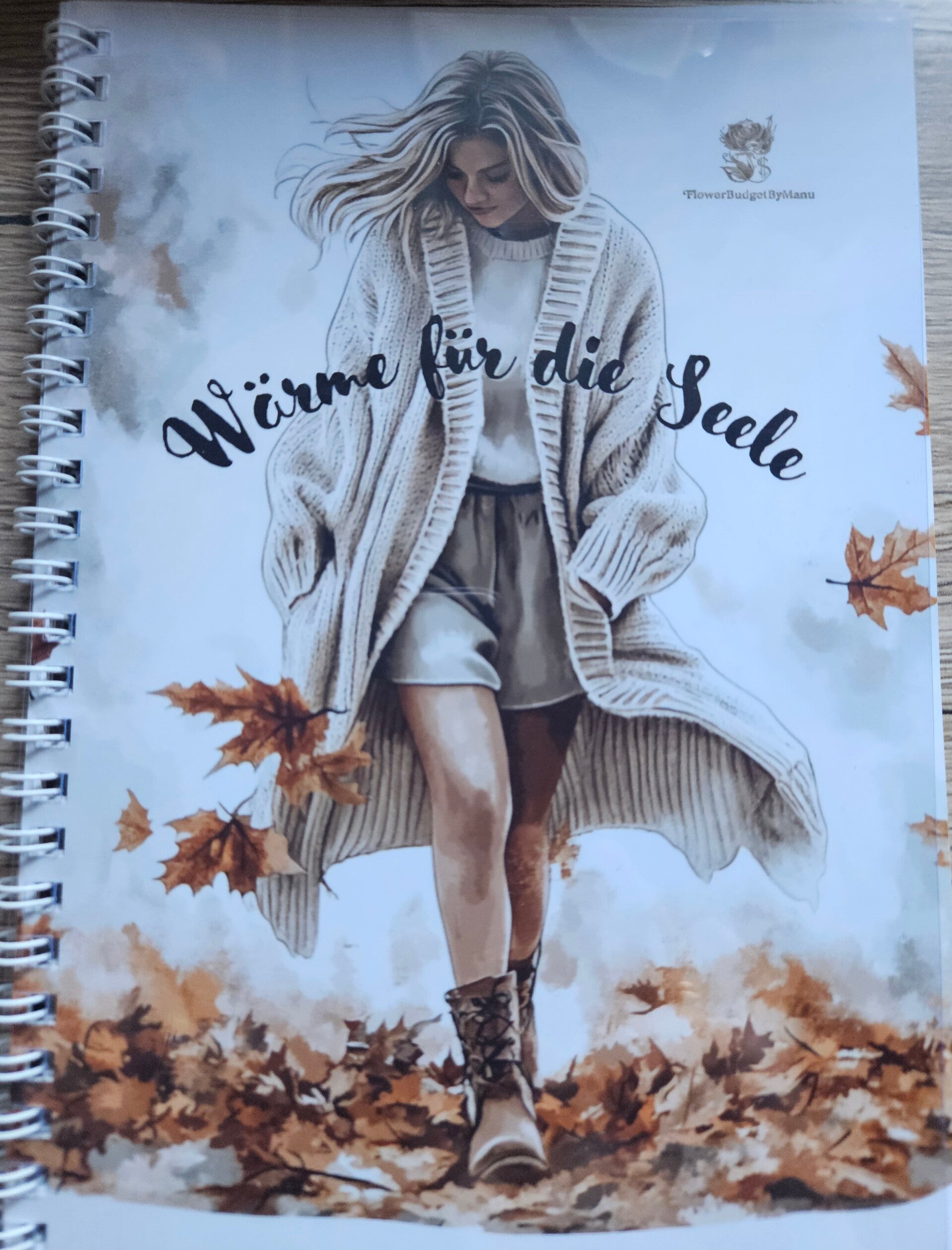 Spar-Challenge Buch " Wärme für die Seele" 36 Seiten mit Schutzumschlag und Dashboard
