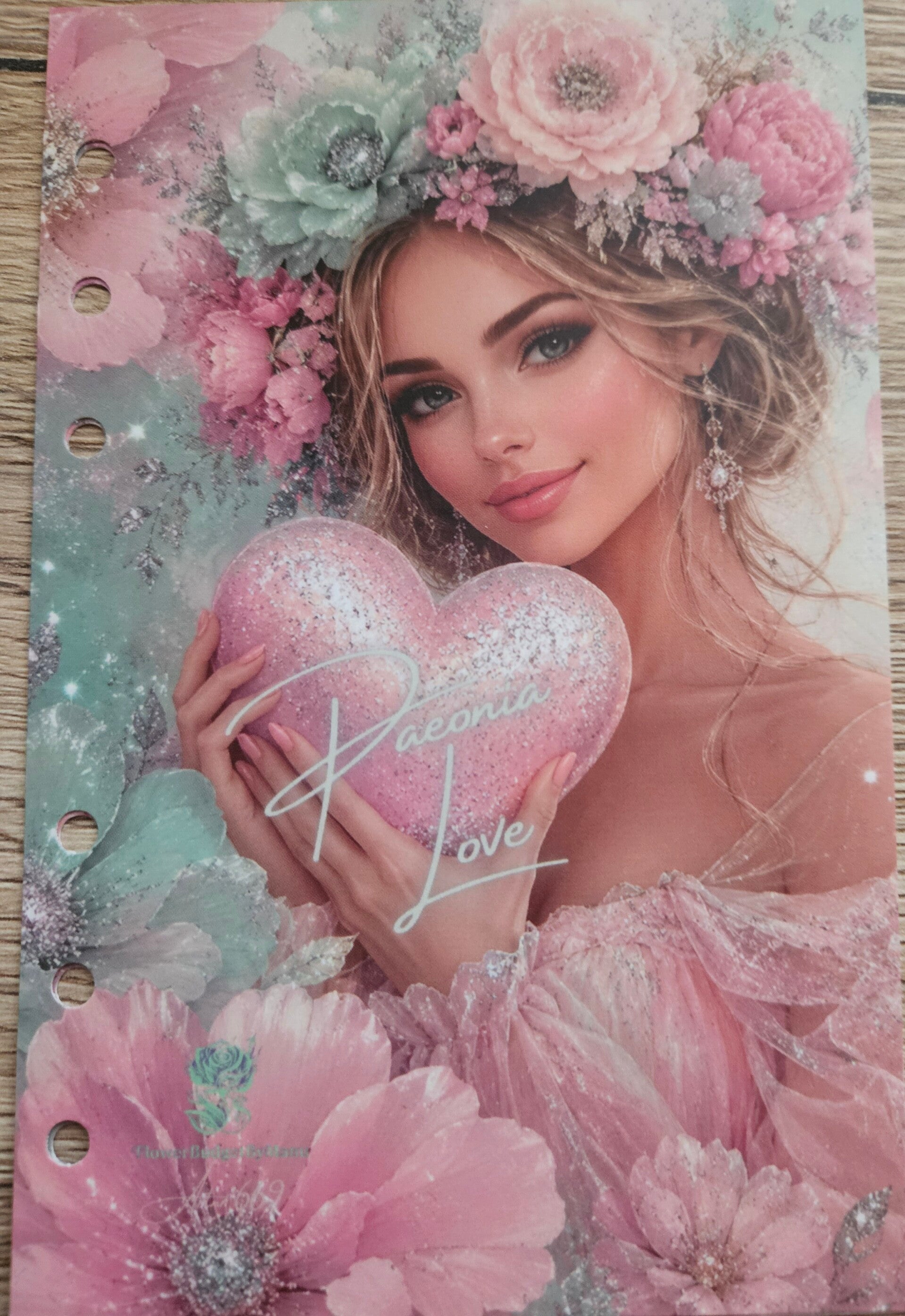 Paeonia Love zum einheften A6 matt foliert B-WARE