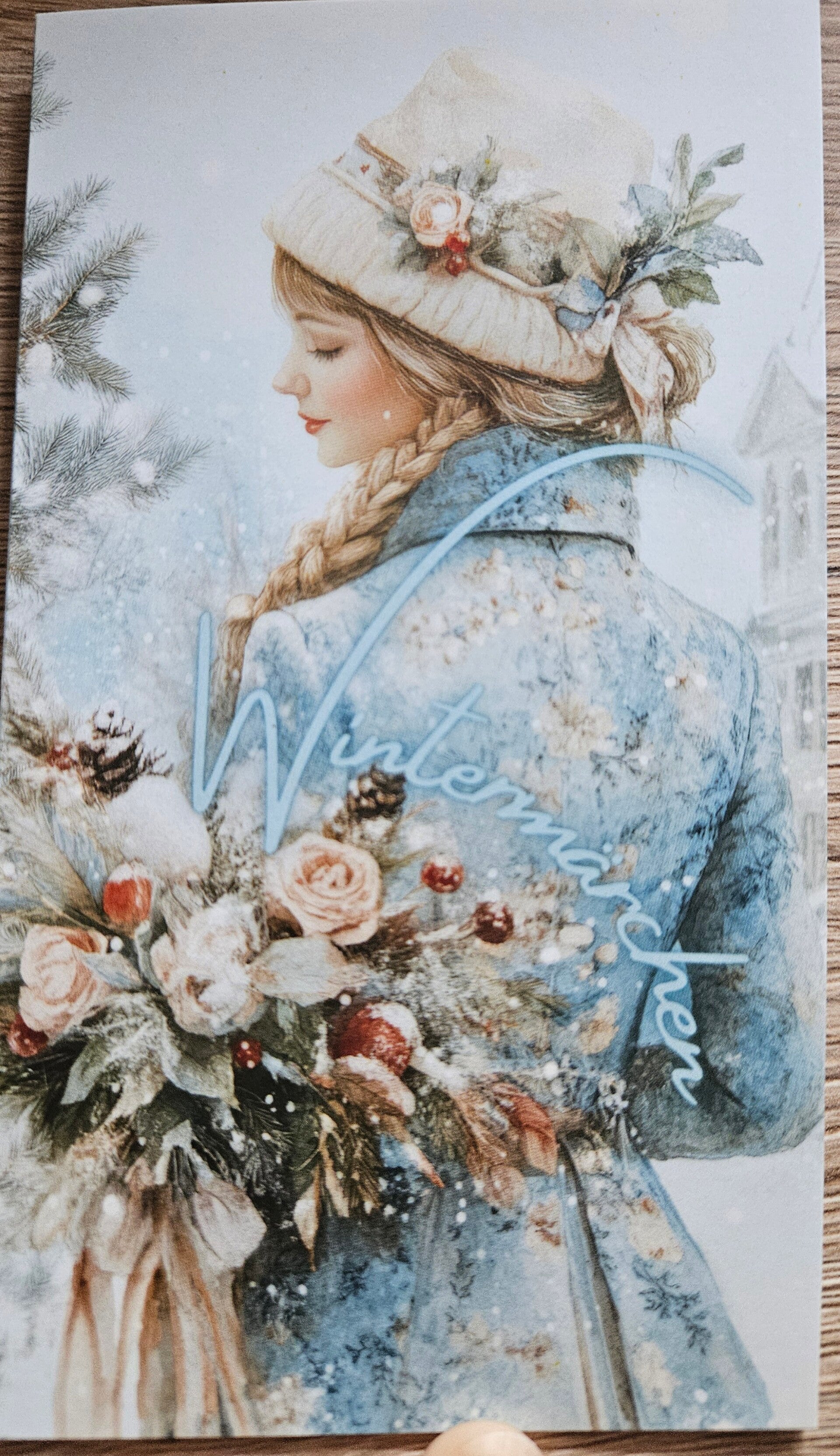 Wintermärchen 3er Klappkarte A6 400g Papier