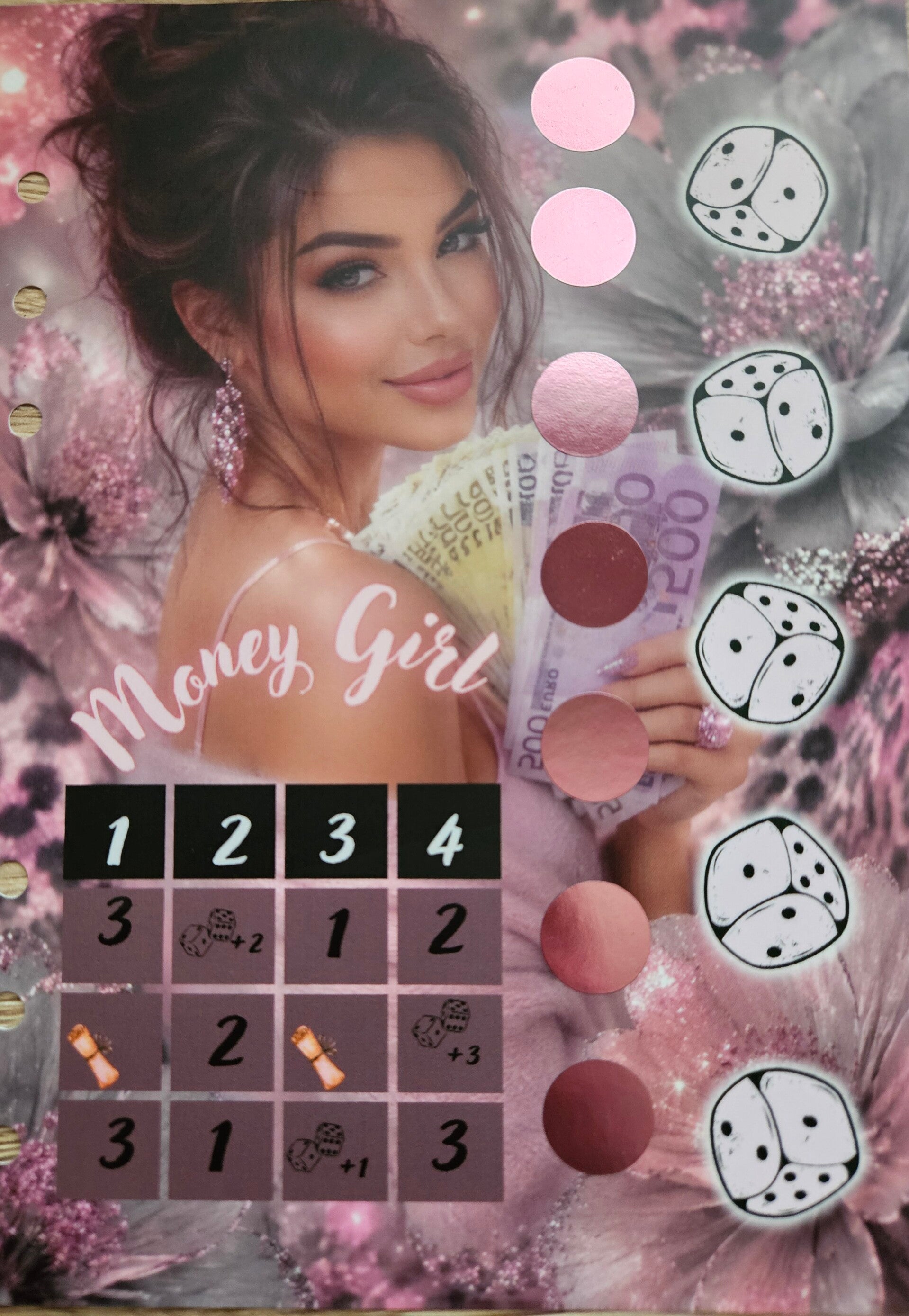 Money Girl  A5 Challenge zum Einheften matt foliert