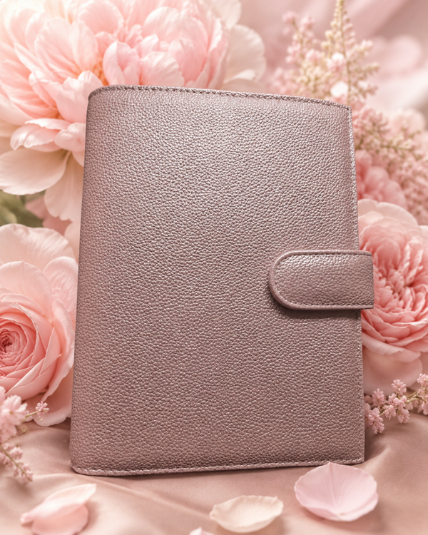 A5 Schimmer Binder Rosa B-WARE