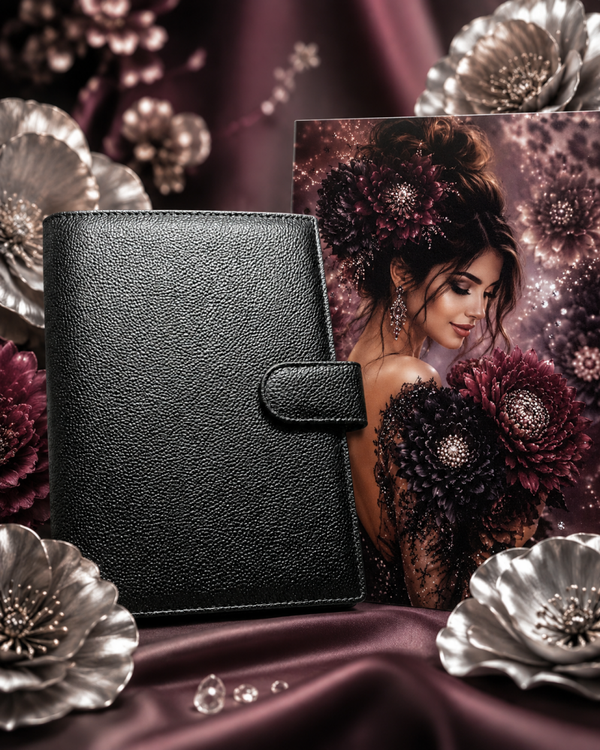 A5 Binder Set... grau/ silber  mit Register