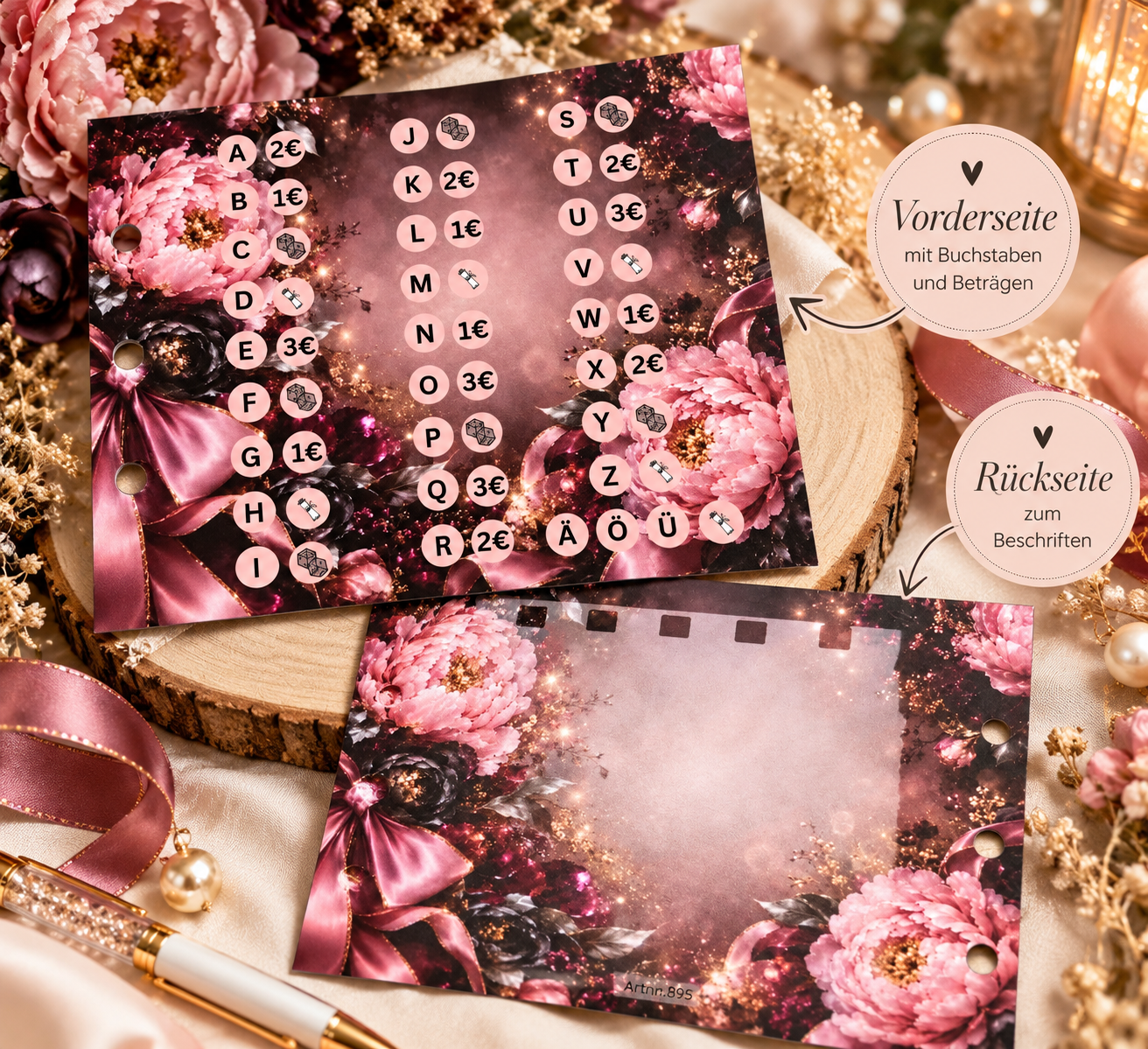 Alphabet Karte A6 Binder