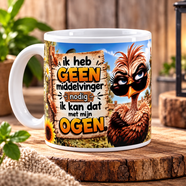 Mok “Ik heb GEEN middelvinger nodig”