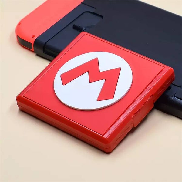 Gamecard case Mario logo