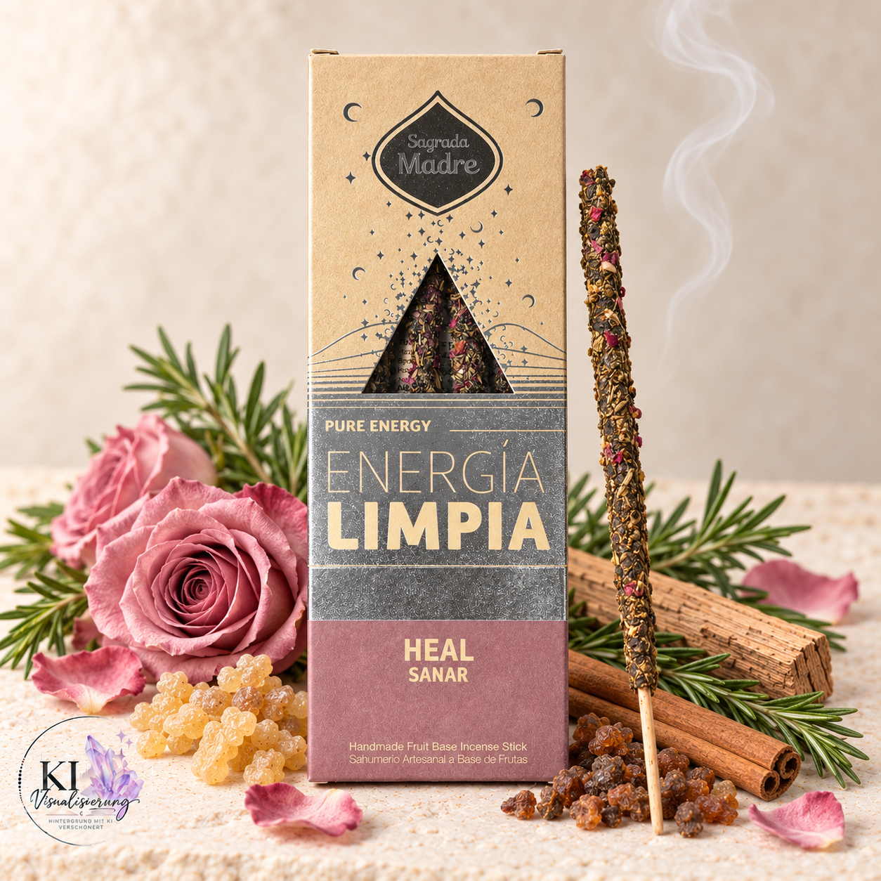 Sagrada Madre Räucherstäbchen Energia Limpia – Heilung