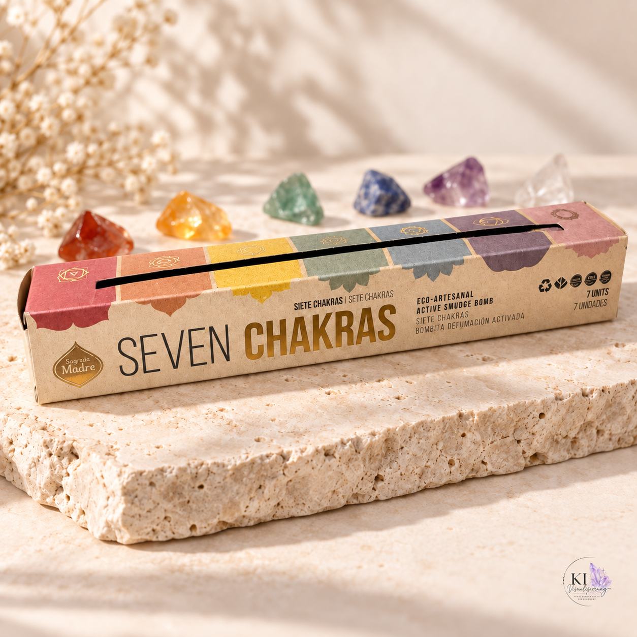 Sagrada Madre Seven Chakras – 7 Räucherkugeln