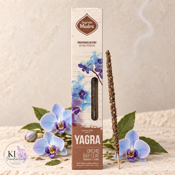 Sagrada Madre Räucherstäbchen Yagra - Orchidee & Lorbeer