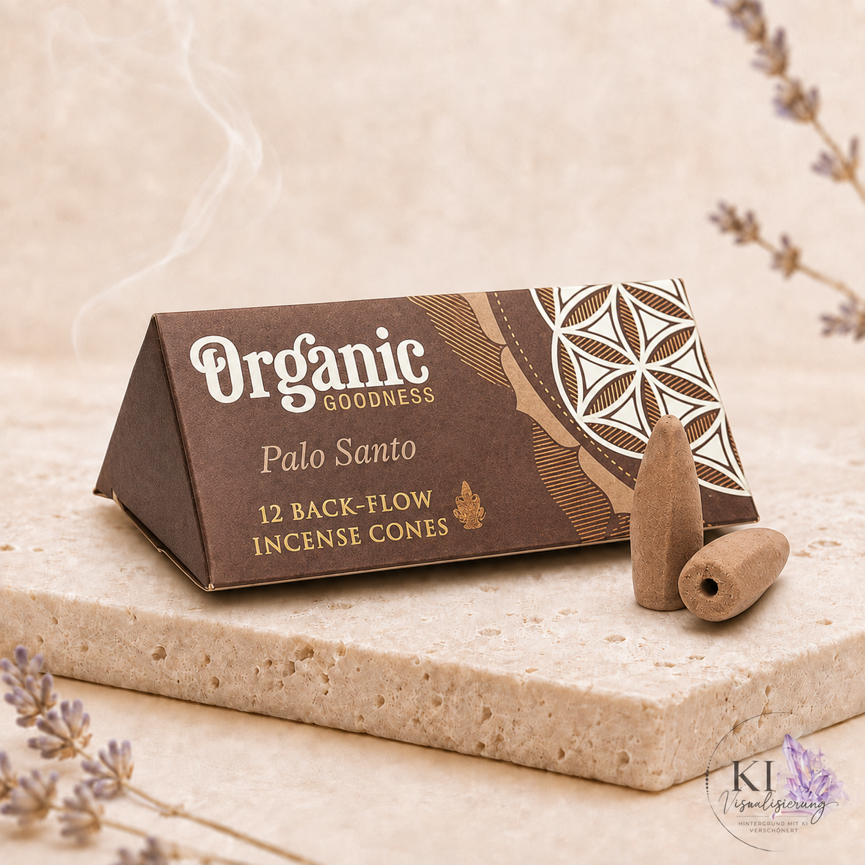 Organic Rückflussräucherkegel - Palo Santo