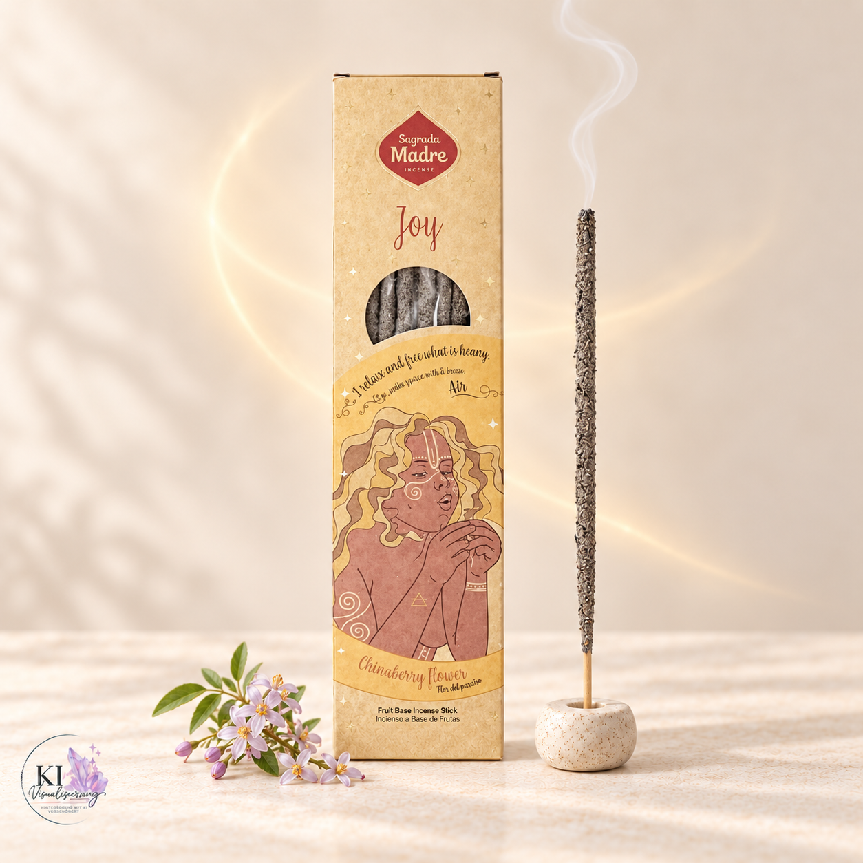 Sagrada Madre Räucherstäbchen Element Luft - Chinaberry Blüte