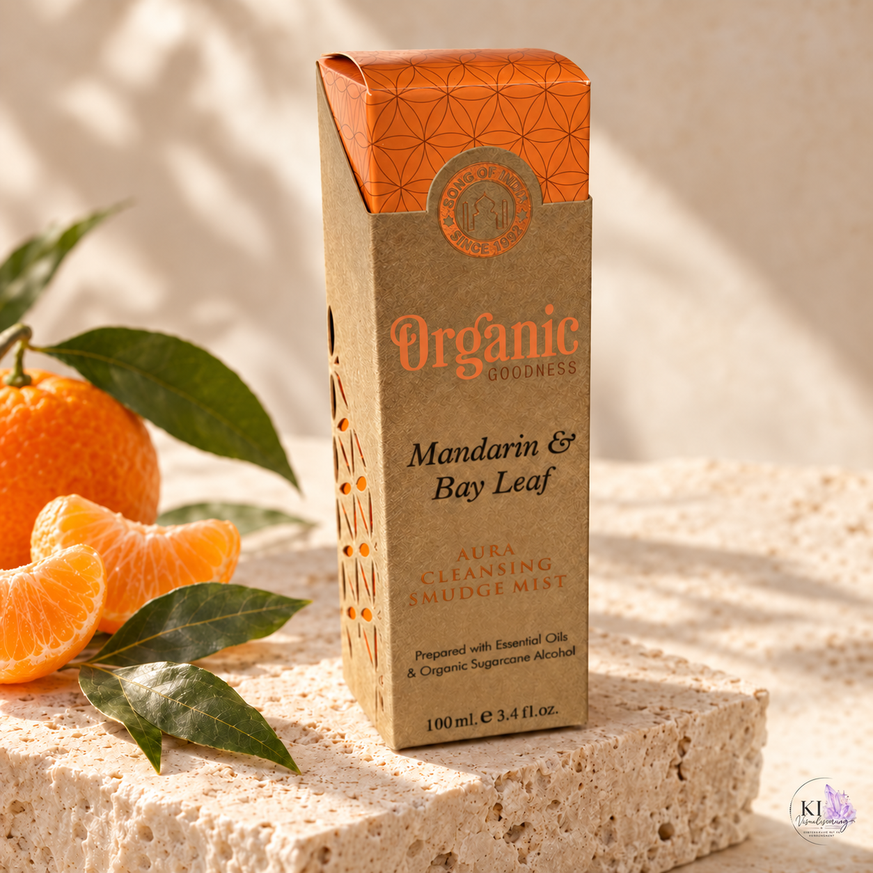 Organic Goodness Aura Spray - Mandarine & Lorbeer