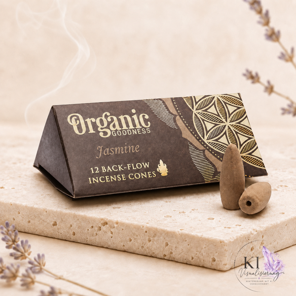 Organic Rückflussräucherkegel - Jasmin