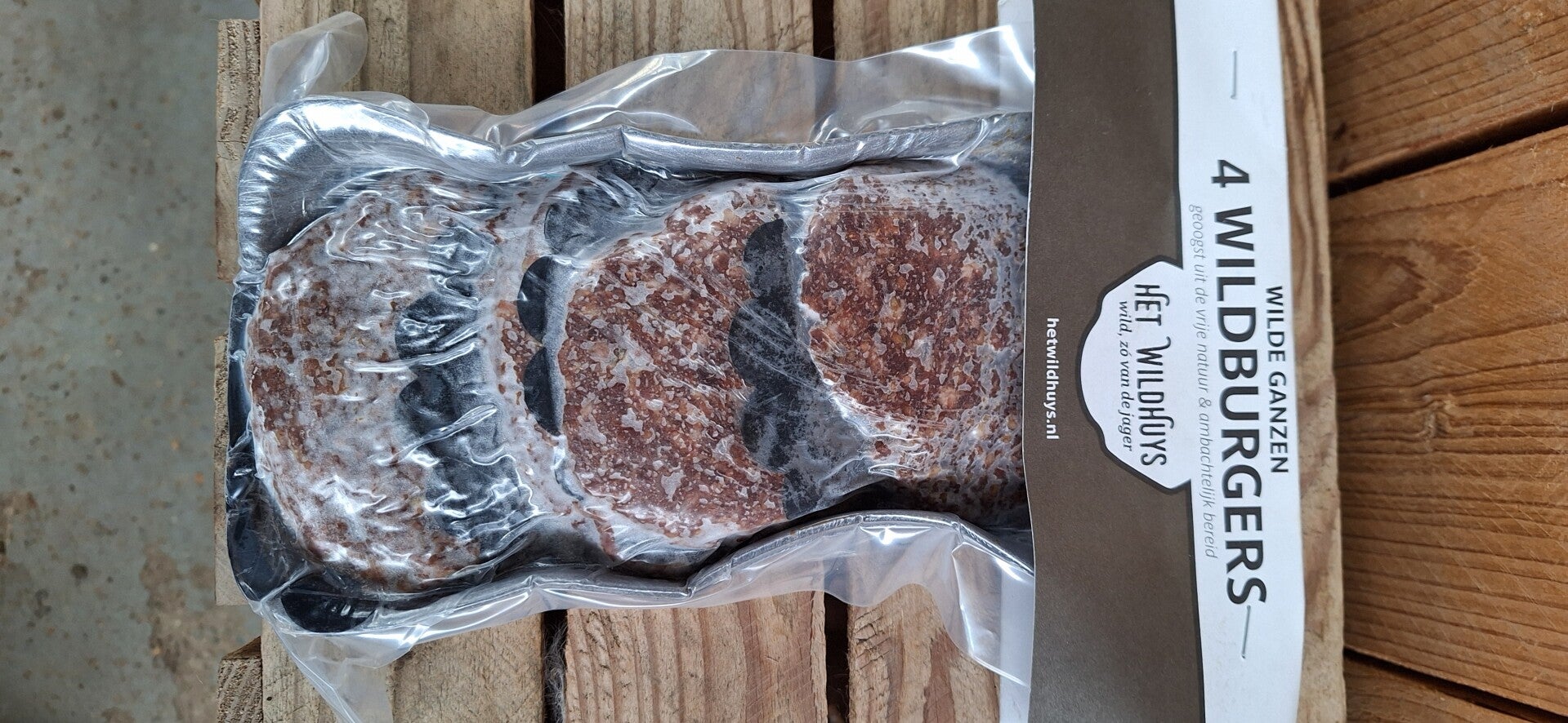 Wildhuys hamburgers - 4 stuks -