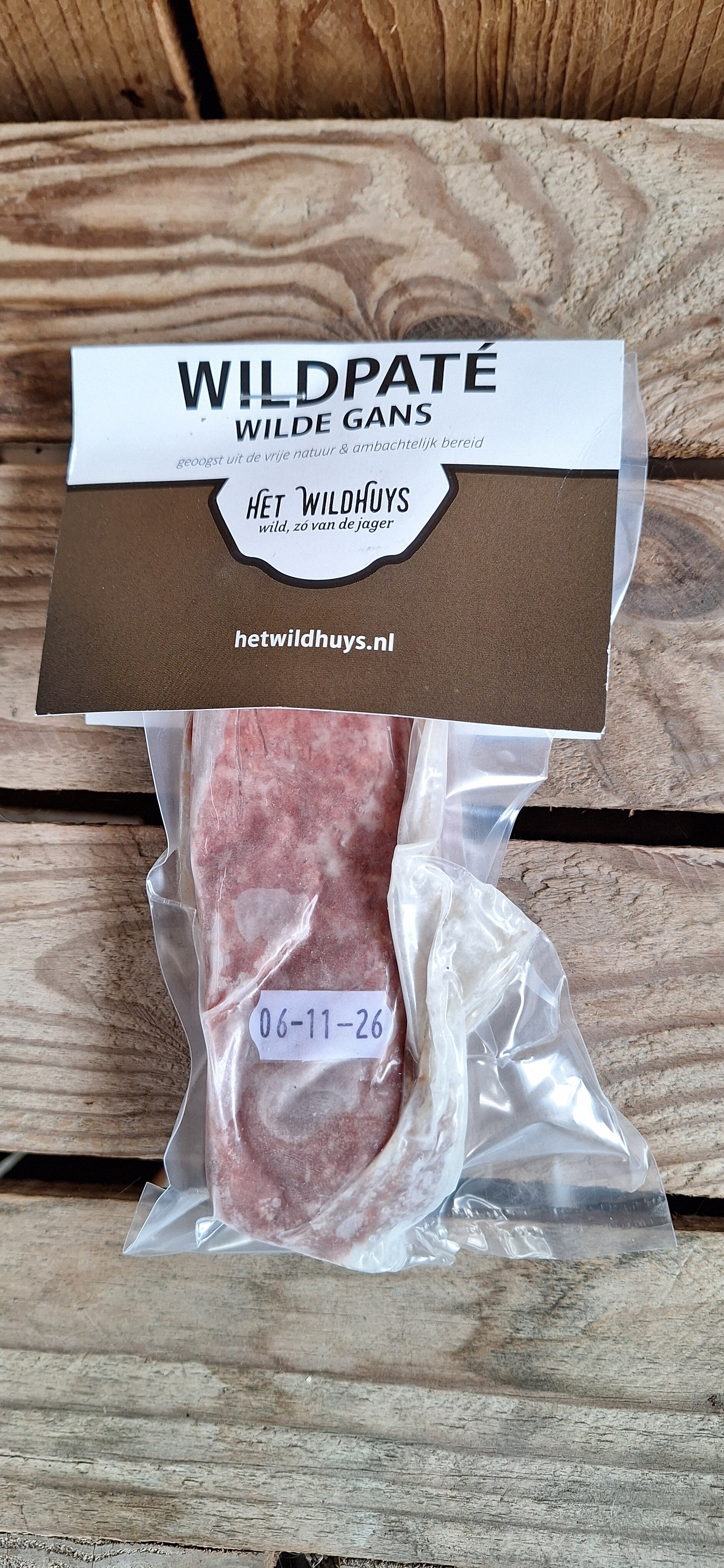 Wildhuys wild pate gans - 150 gram -