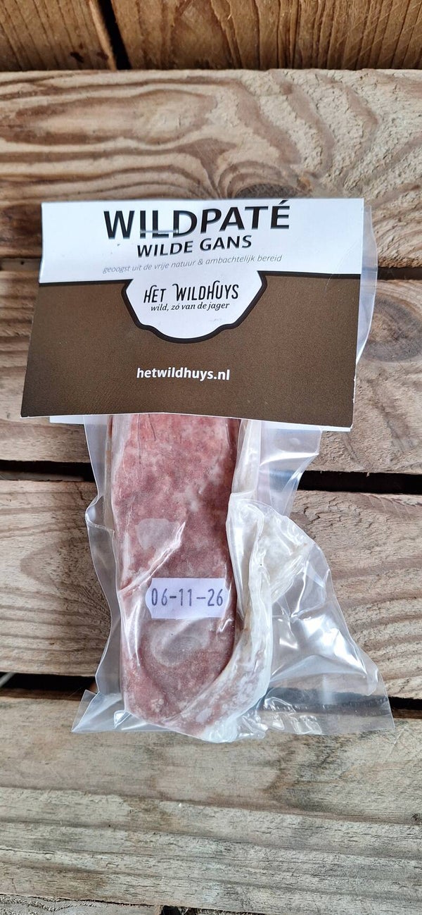 Wildhuys wild pate gans - 150 gram -