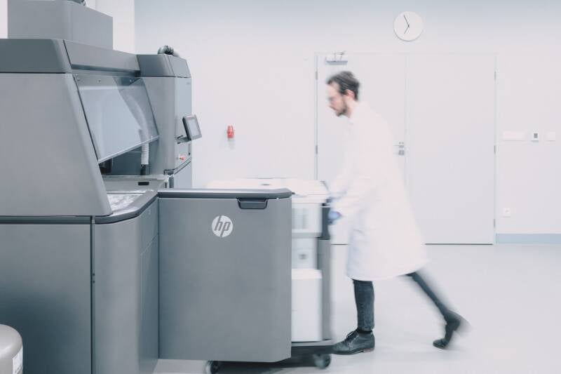 Redressiehelm printer