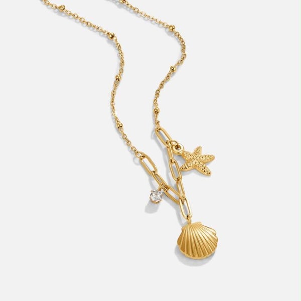 Roshell Starfish Stainless Gold necklace