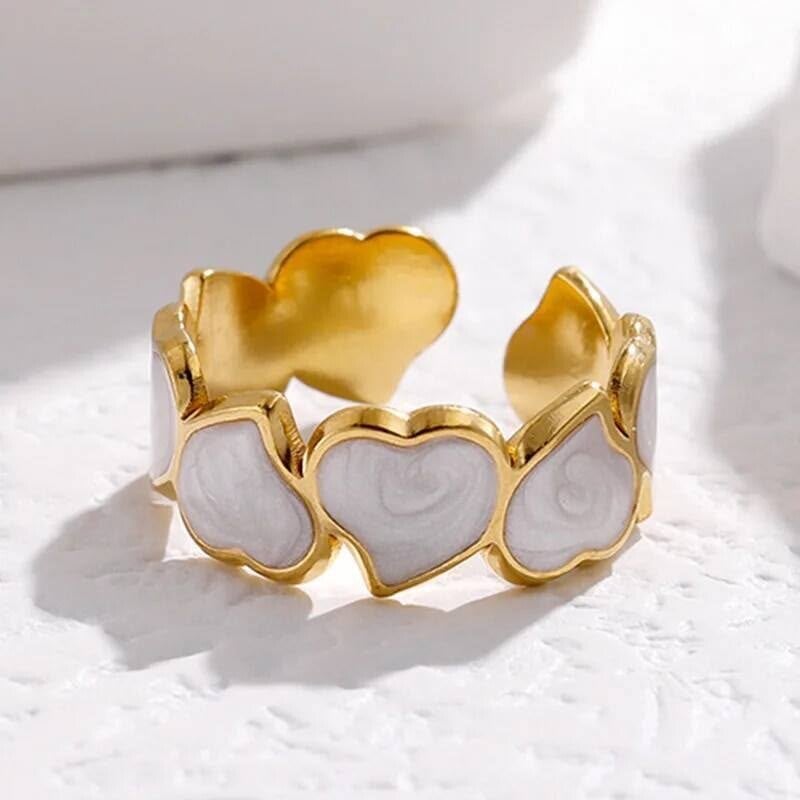 Bold Heart Golden Ring