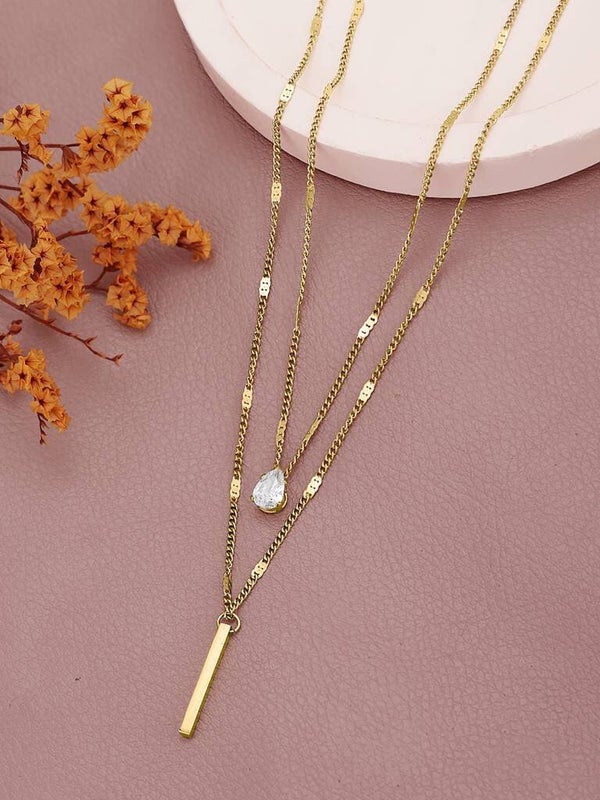 Glisma Crystal Zircon Pendant Necklaces