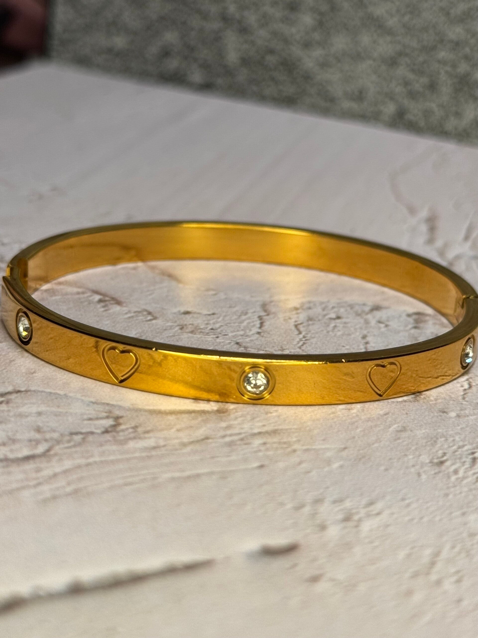 Amore Golden Cartier Bangle