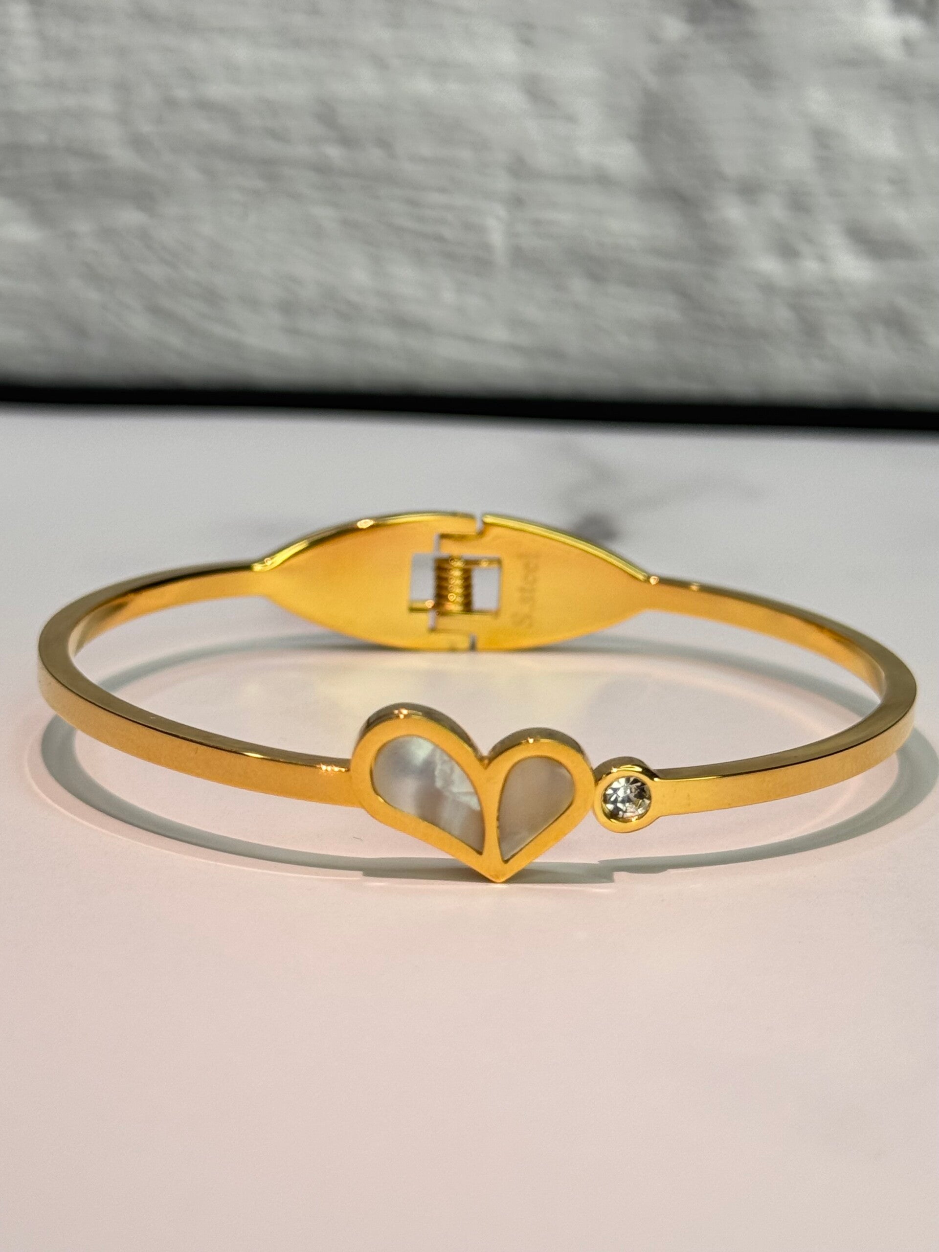 Isadora Heart Bangle