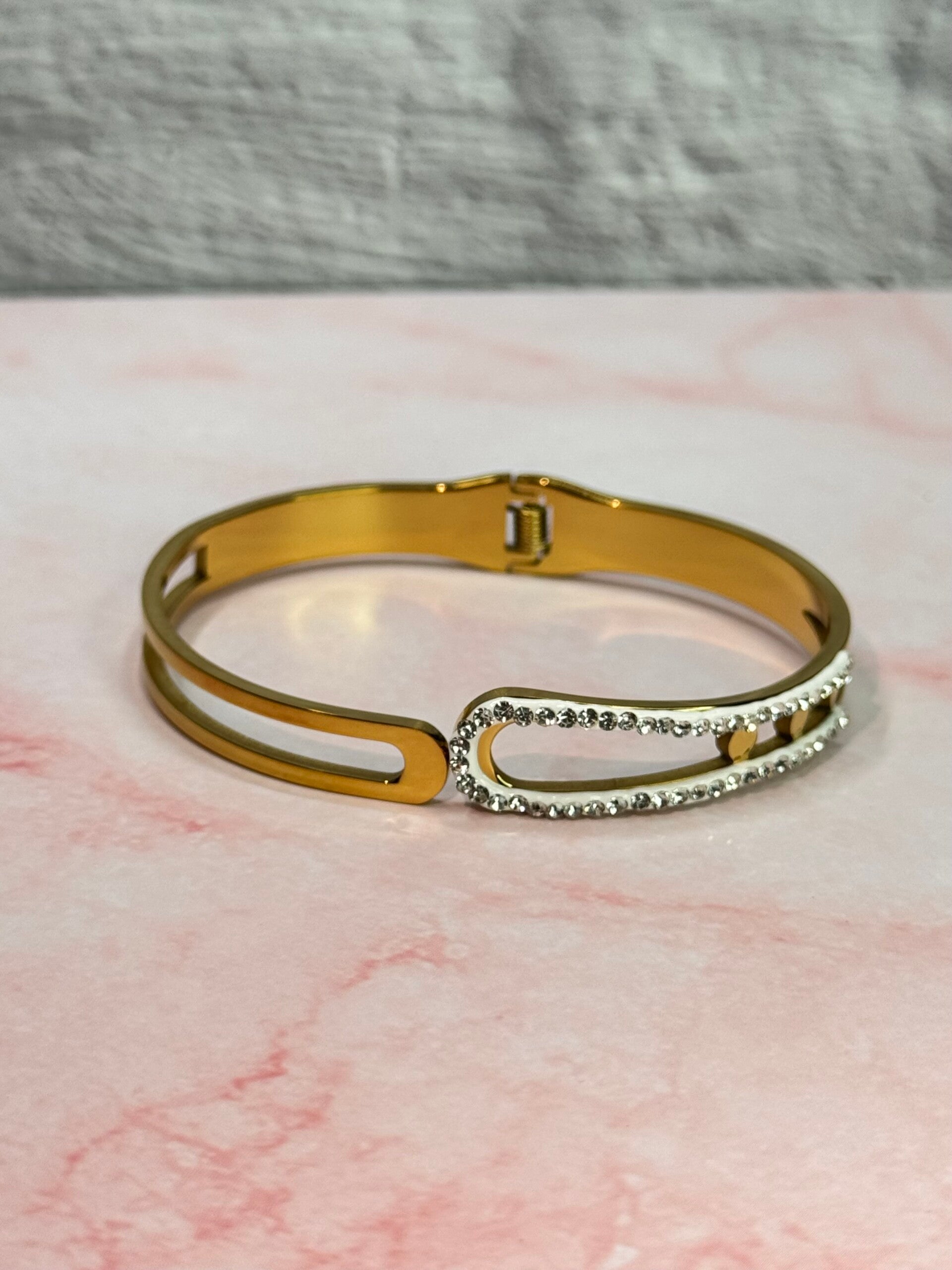 Effulgent Double golden Bangle