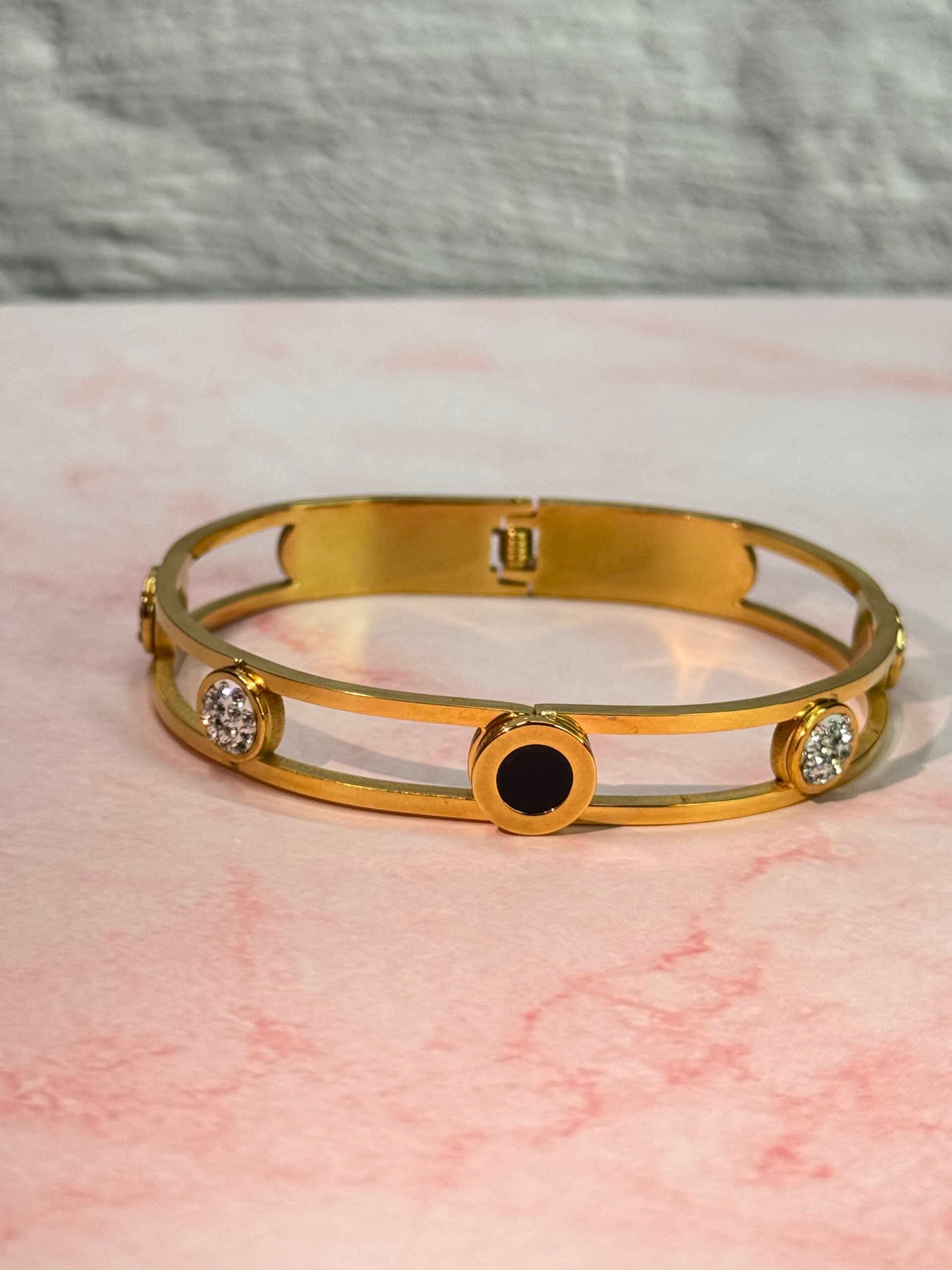 Double Lumina golden Bangle