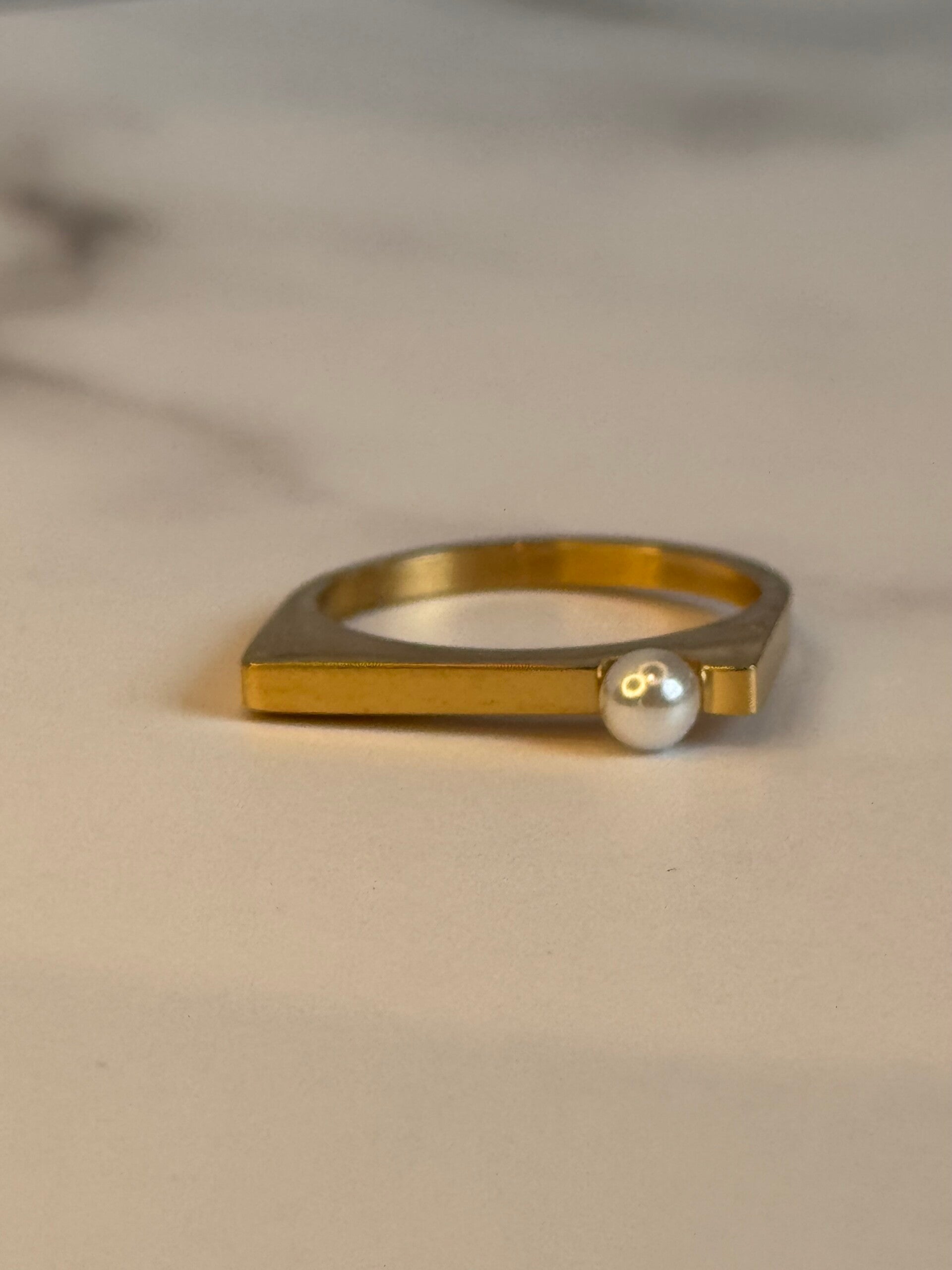 Golden Cocktail Ring