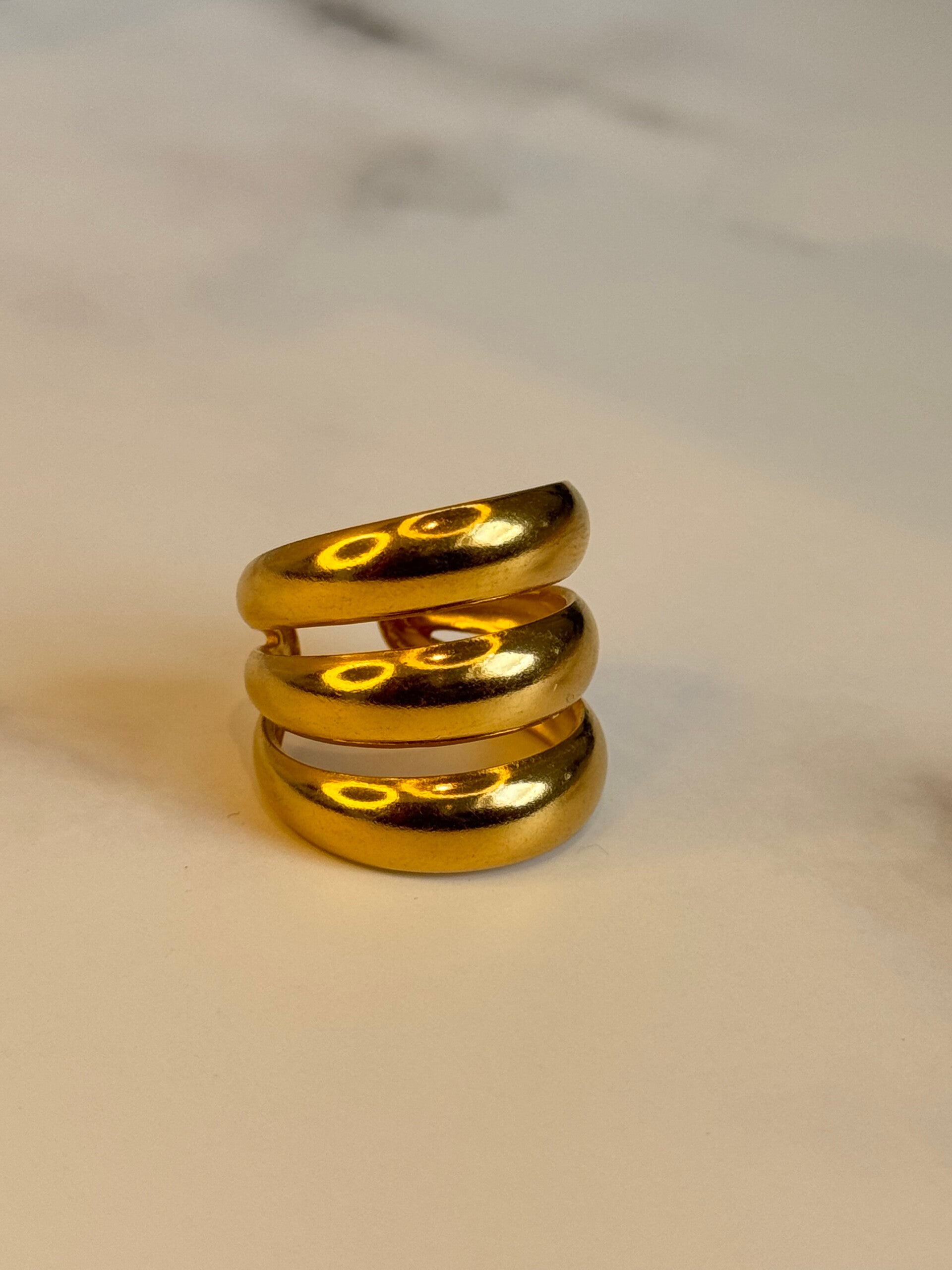 Kaiya trio layered Ring