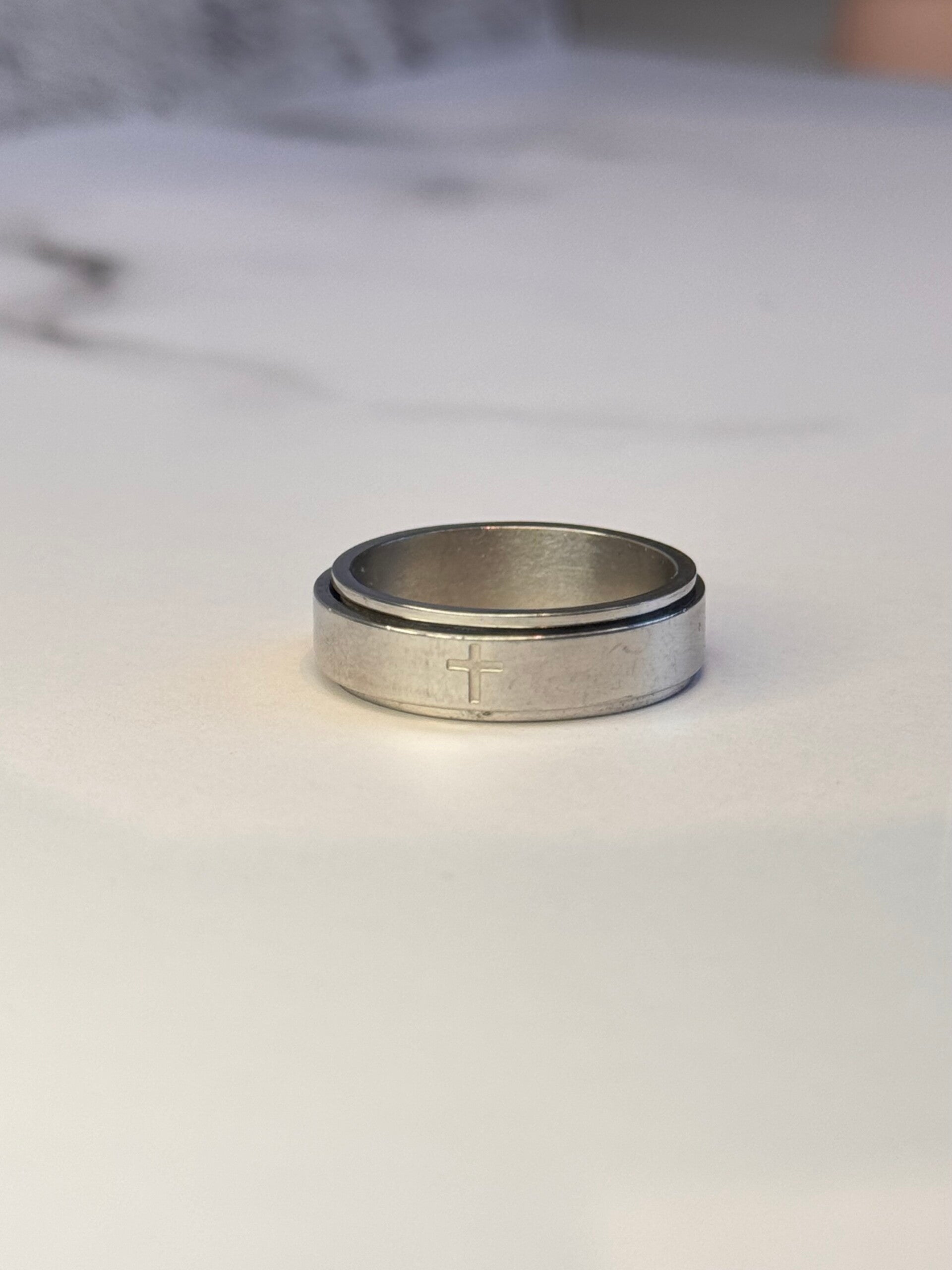 Holy cross silver Ring