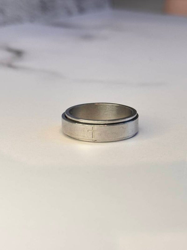 Holy cross silver Ring