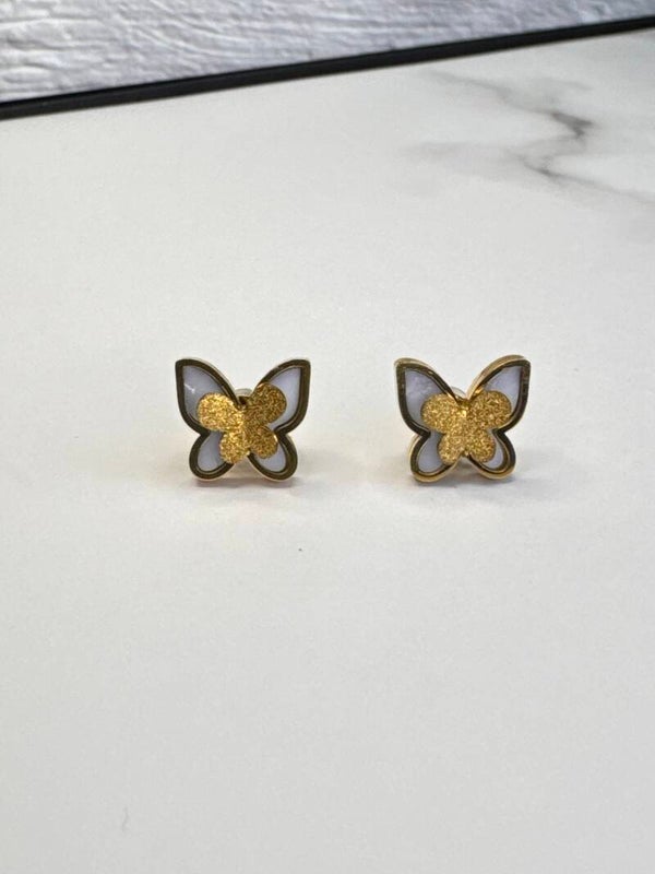 Flower Papillon Earring