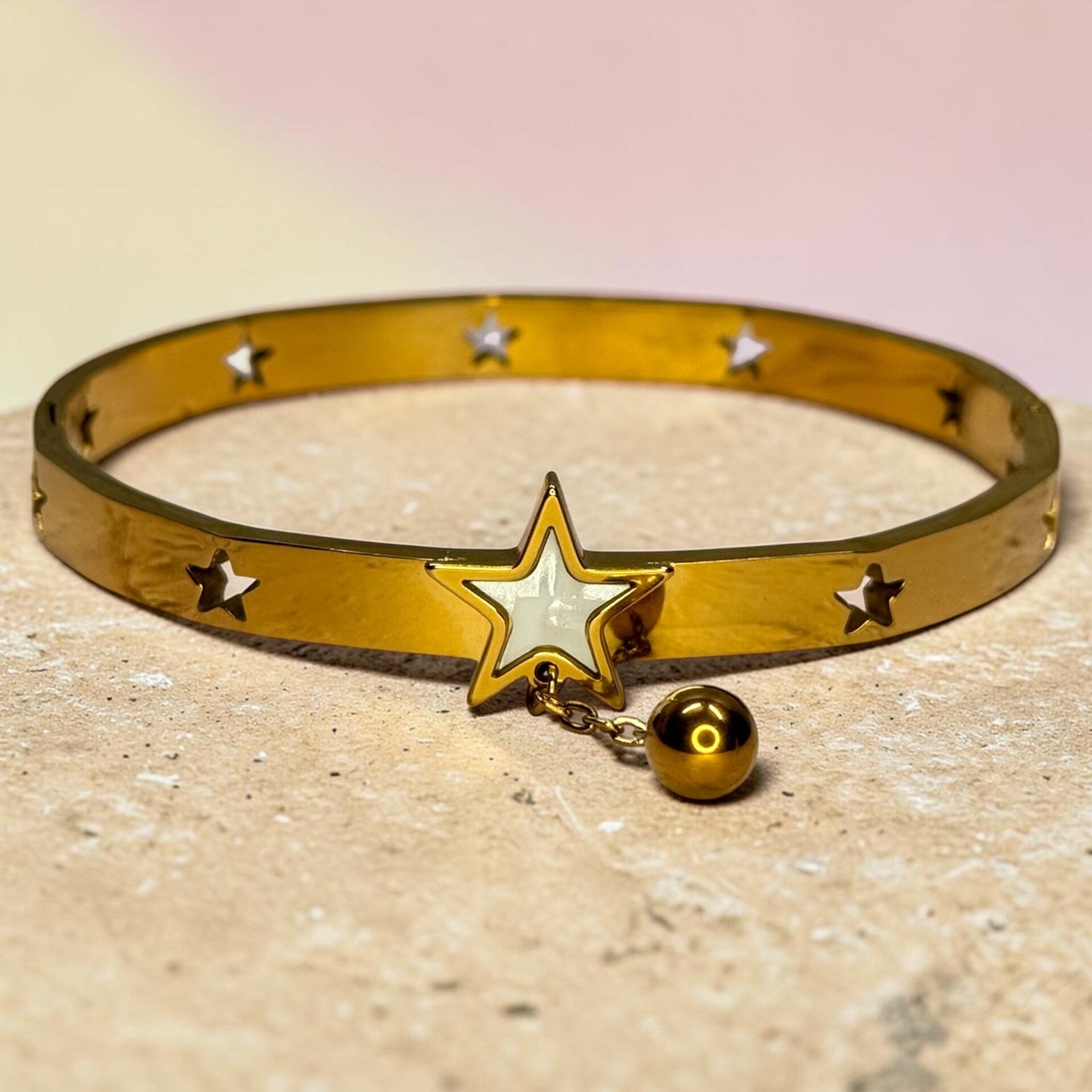 Golden Nova Scarlet Bangle