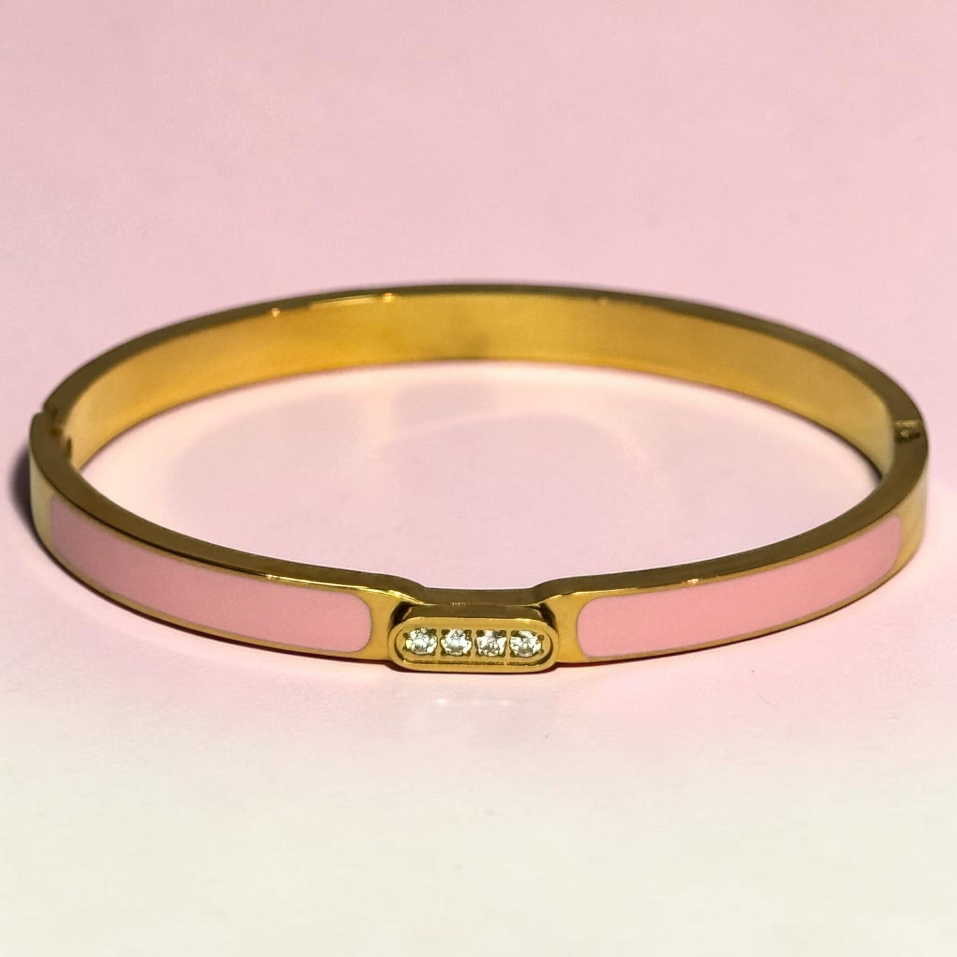 Timeless Pink golden Bangle