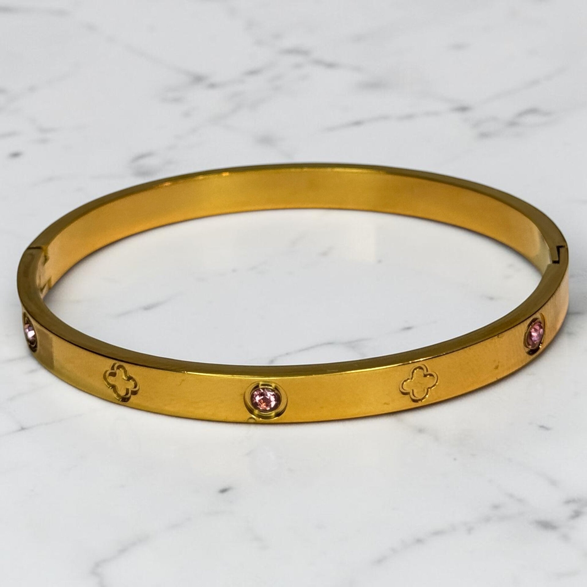 Golden Pink Cartier Bangle
