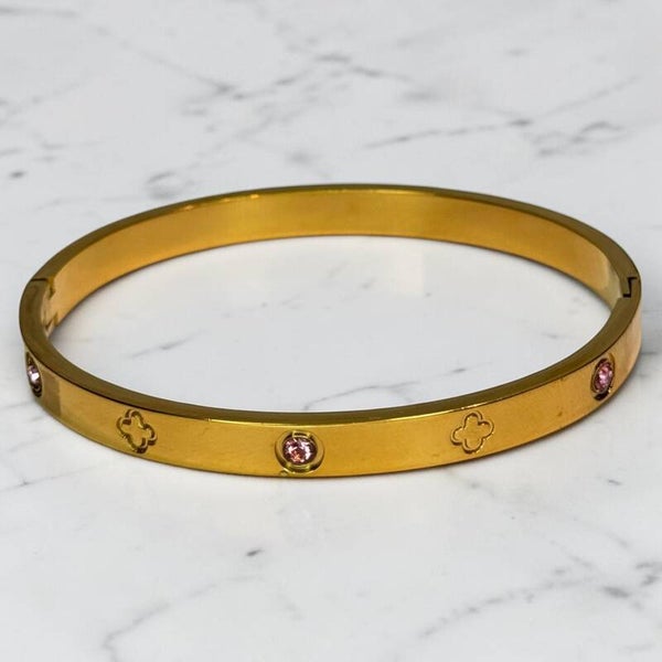 Golden Pink Cartier Bangle