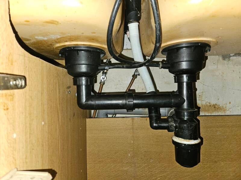 Changement du système d'évacuation ( avant)