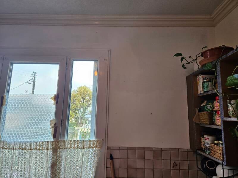 Avant la pose d'isolation